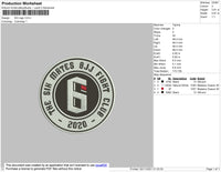 Six Logo Embroidery File 4 size