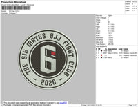 Six Logo Embroidery File 4 size