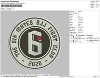 Six Logo Embroidery File 4 size
