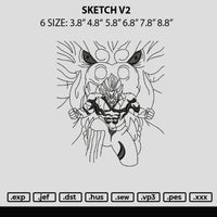 Sketch V2 Embroidery File 6 sizes