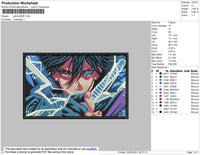 Sasuke Light Rectangle Embroidery File 4 size