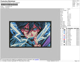 Sasuke Light Rectangle Embroidery File 4 size