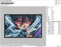 Sasuke Light Rectangle Embroidery File 4 size