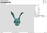 Skullbunny 03 Embroidery File 6 sizes