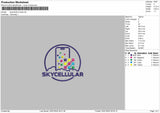 Skycellular Trucker Embroidery File