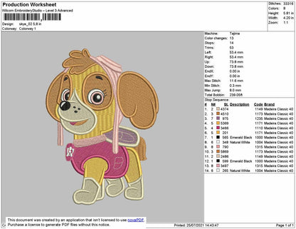 Skye Paw Patrol 02