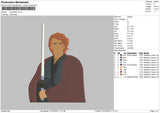 Skywalker Embroidery File 6 sizes