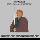 Skywalker Embroidery File 6 sizes