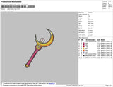 Sailormoon Stick Embroidery File 5 size