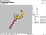 Sailormoon Stick Embroidery File 5 size