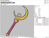 Sailormoon Stick Embroidery File 5 size
