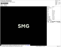 SMG Embroidery File 5 size