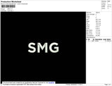 SMG Embroidery File 5 size