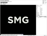 SMG Embroidery File 5 size