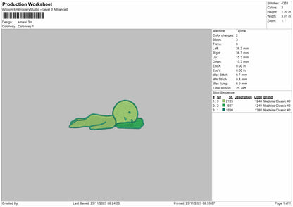 SMISKI Embroidery File