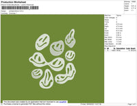 Smile Emoticon Embroidery File 4 size