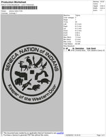 Seneca Nation Embroidery File 4 size