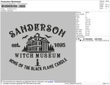 Sanderson Embroidery File 8 size