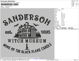 Sanderson Embroidery File 8 size