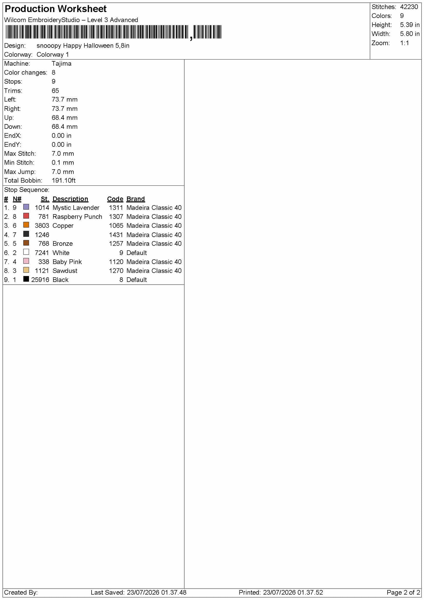 Snoopy Halloween 2307 Embroidery Machine Design File 6 sizes