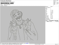 Snoop Dog Embroidery File 4 size