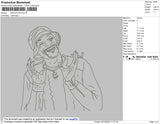 Snoop Dog Embroidery File 4 size