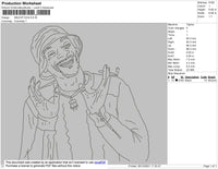 Snoop Dog Embroidery File 4 size