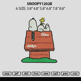 Snoopy1202b Embroidery File 6 sizes