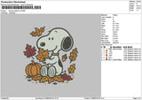 Snoopy3108 Embroidery File 6 sizes