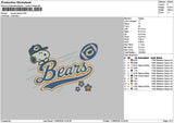 Snoopy Bears Embroidery Machine Design File