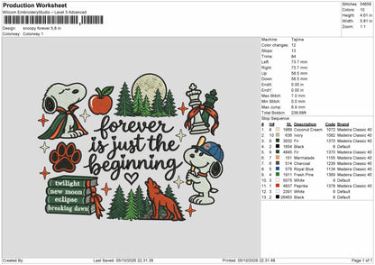 Snoopy0510 Wolf Embroidery Machine Design File 6 sizes