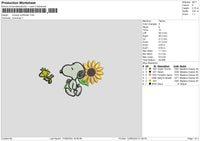 Sunflower1206 Embroidery File 6 sizes