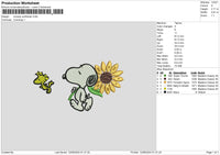 Sunflower1206 Embroidery File 6 sizes