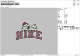Snoopy Nike Embroidery File 4 size