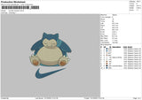 Snorlox Swoosh Embroidery File 6 sizes