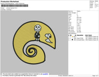 Snoopy Spooky Embroidery File 4 size