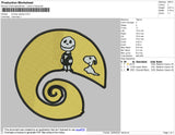 Snoopy Spooky Embroidery File 4 size