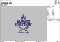 Somethintext Embroidery File 6 sizes