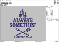 Somethintext Embroidery File 6 sizes
