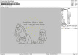 Sometimestext 1502 Embroidery File 6 sizes