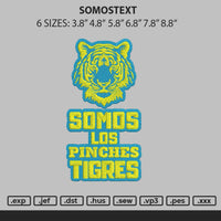 Somostext Embroidery File 6 sizes