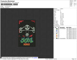 Soul King Embroidery File 4 size