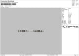 Sound V1 Embroidery File 4 size