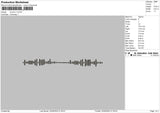 Sound V1 Embroidery File 4 size