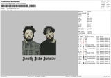 South Side Suicide Embroidery File 4 size