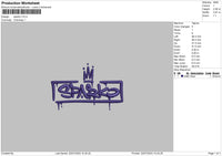 Sparkotext Embroidery File 6 sizes