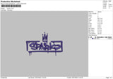 Sparkotext Embroidery File 6 sizes