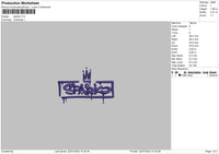 Sparkotext Embroidery File 6 sizes