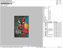 Spiderman 001 Embroidery File 4 size