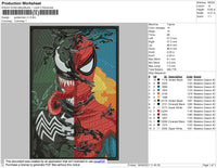 Spiderman 001 Embroidery File 4 size